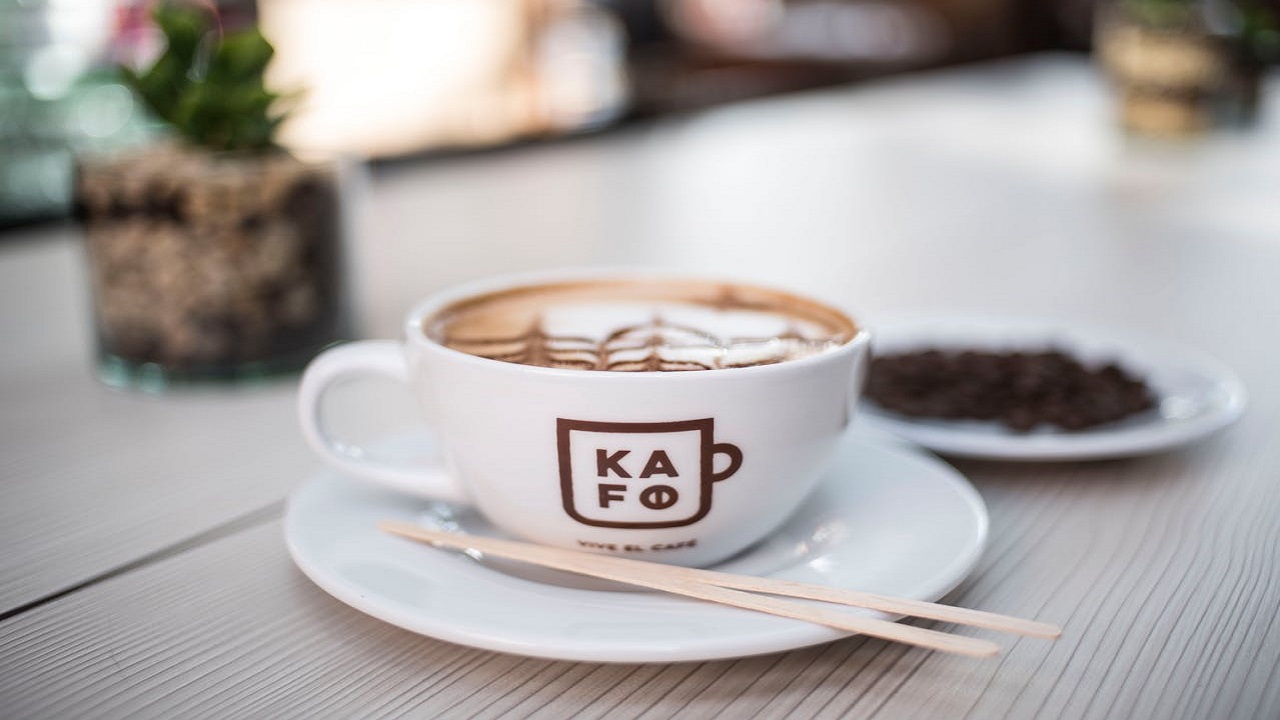 Ceramic acorns on coffee table
