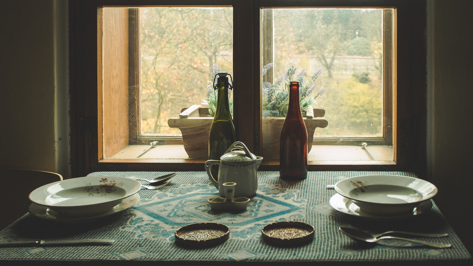 white ceramic bowl on table