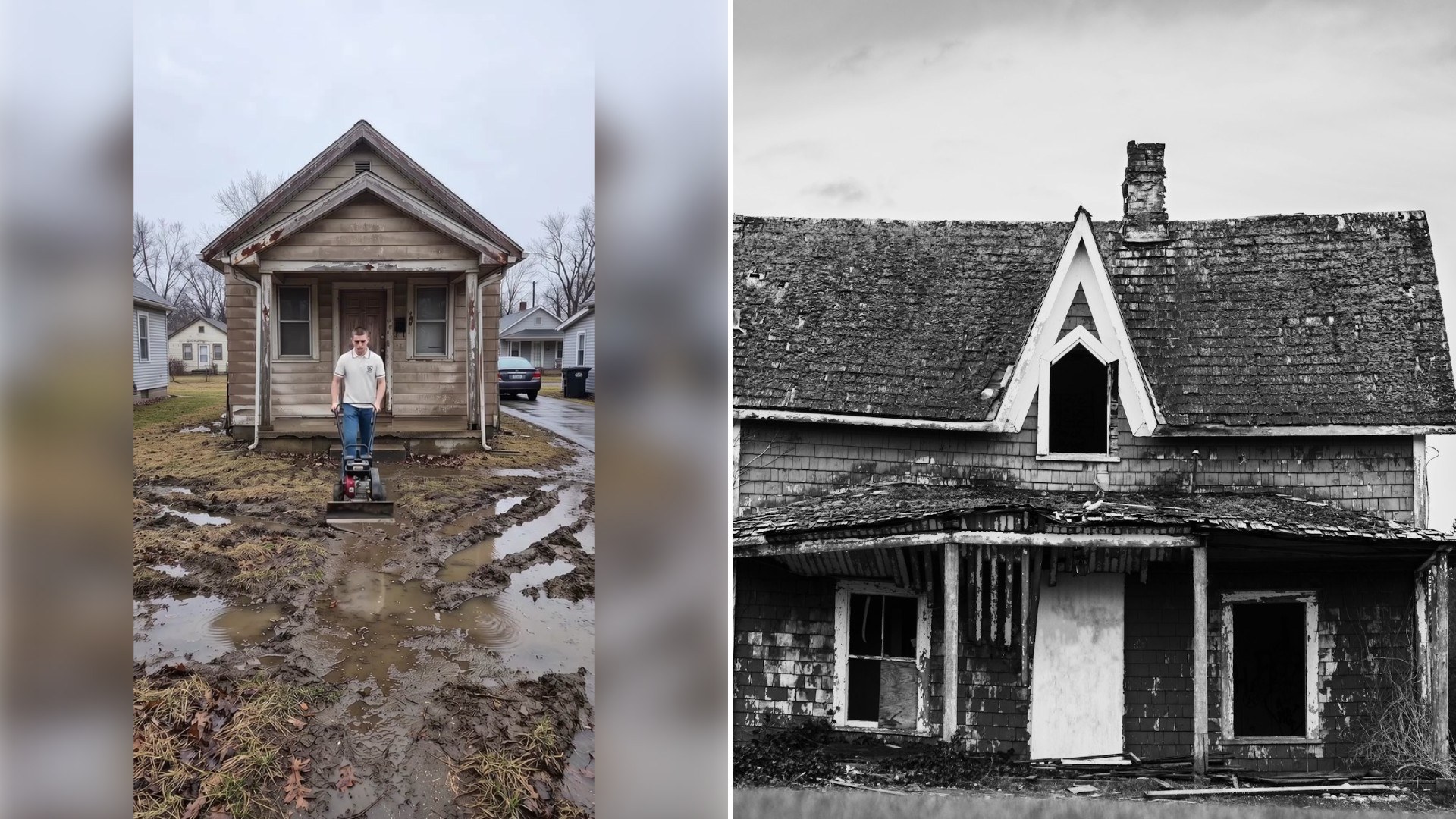 Creator Documents the Full Restoration of a Derelict Abandoned Cottage from Muddy Neglected Yard to Finished Home as the Timelapse Transformation Amazes Everyone Watching
