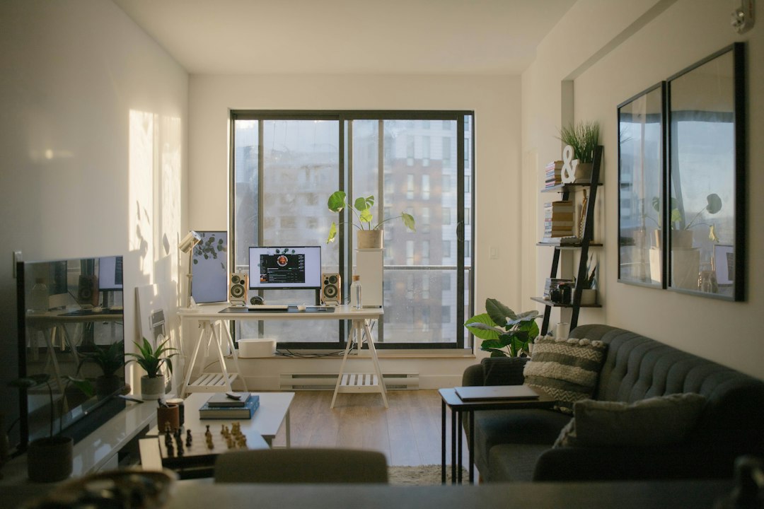 Living room in a shared apartment