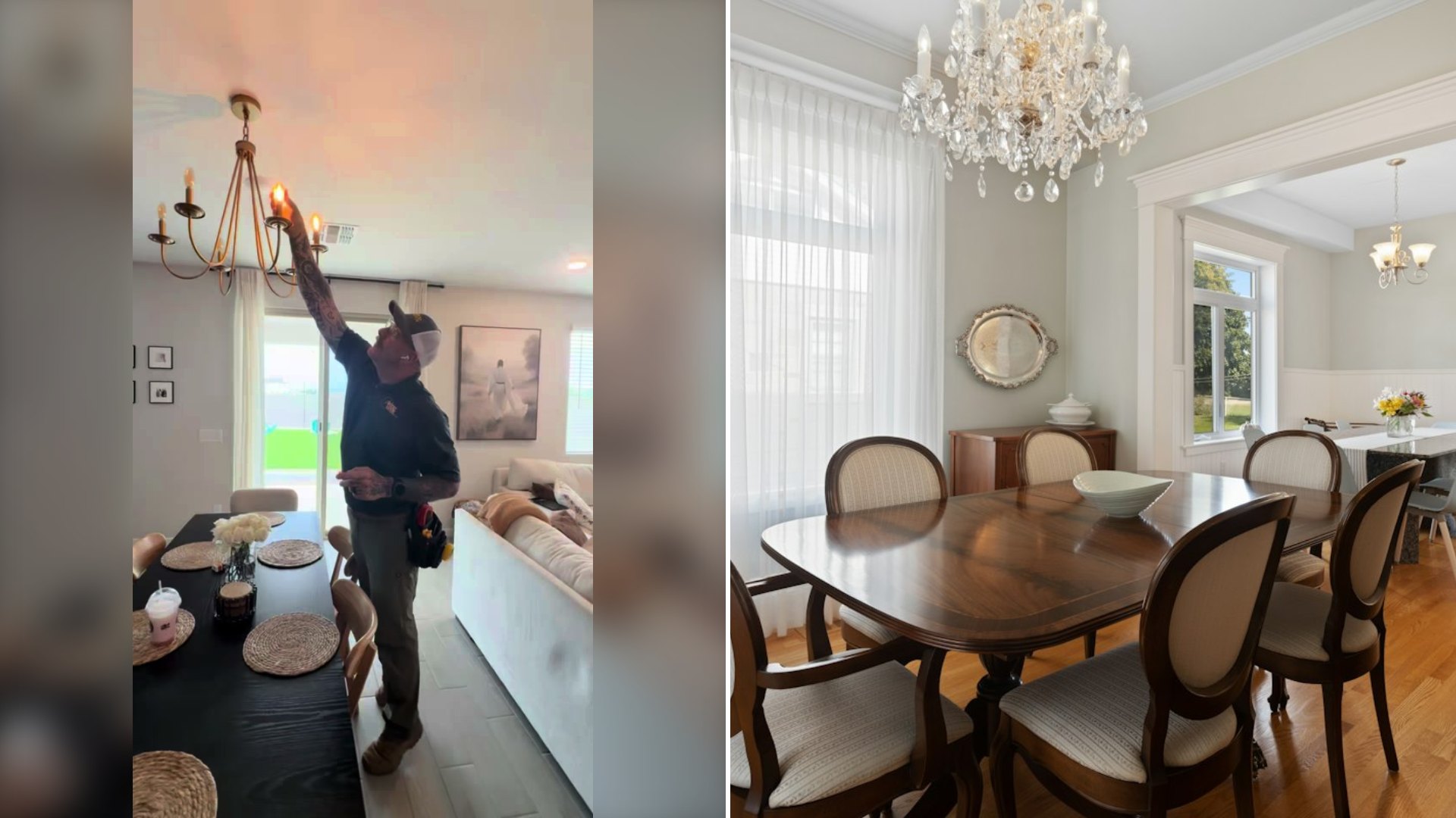 Arizona Home Inspector Flips Every Switch in the Dining Room and Not One of Them Turns Off the Light Leaving One Question About Who Wired It
