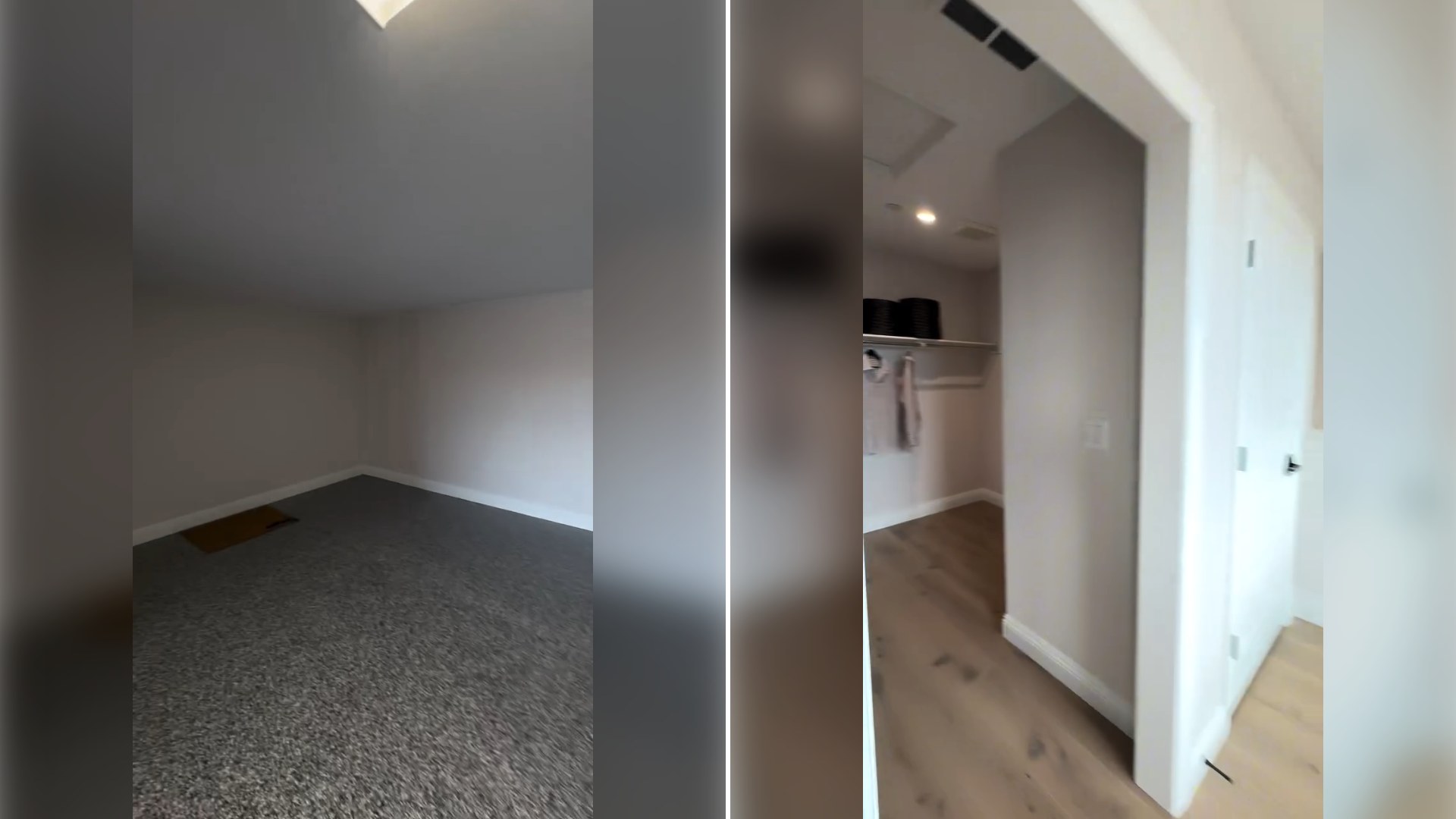Two stills from an Instagram reel by @durlin.realtor.