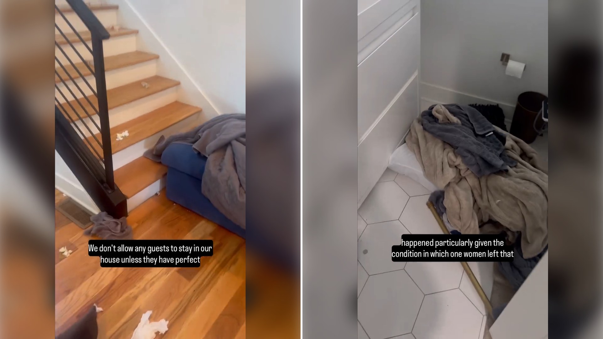 Two stills from an Instagram reel by @johnnyyou.