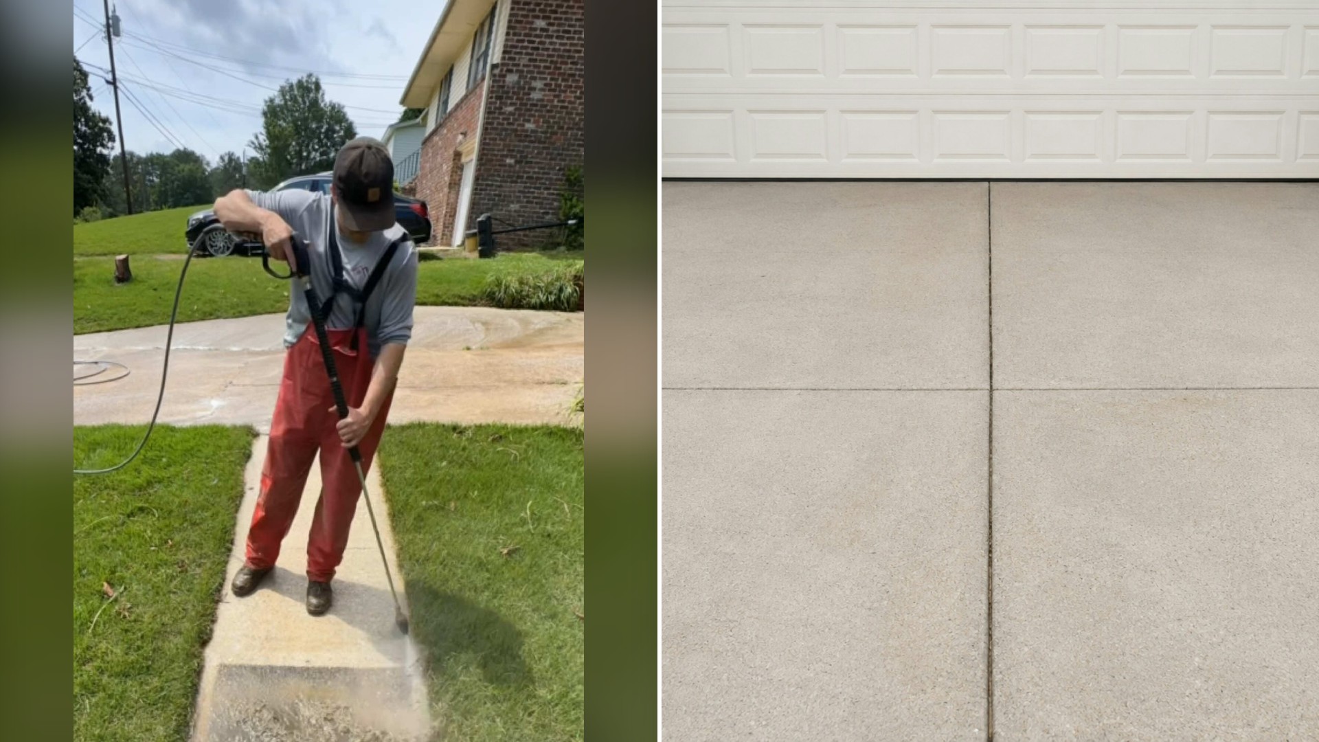 Pressure Washer Says the Neighbor Refused to Pay, So One Homeowner Had to Have Both Sides of a Shared Driveway Cleaned Just to Dodge Looming HOA Fines