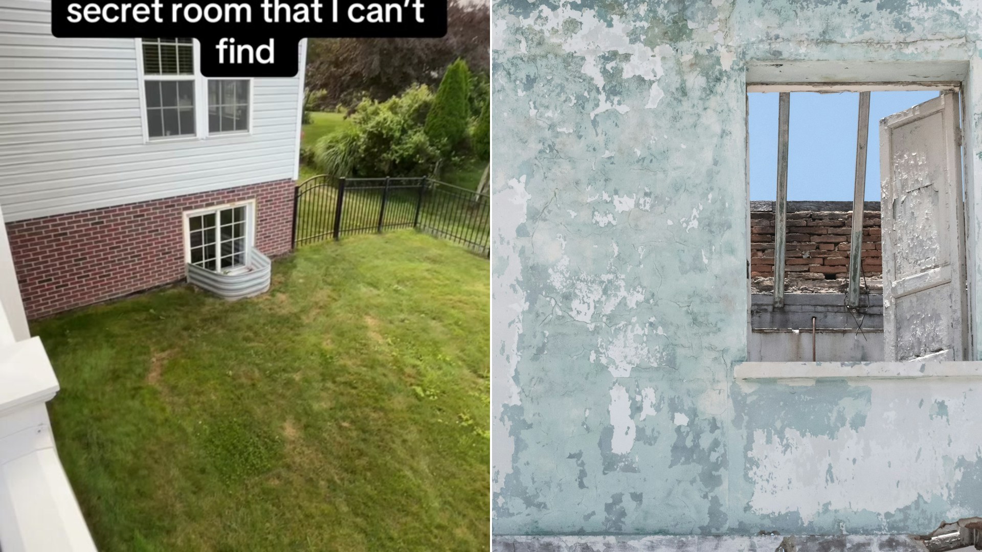 Cover of @jaystylex's TikTok video beside an Unsplash photo by Carlos Torres of a white window set in a concrete wall.