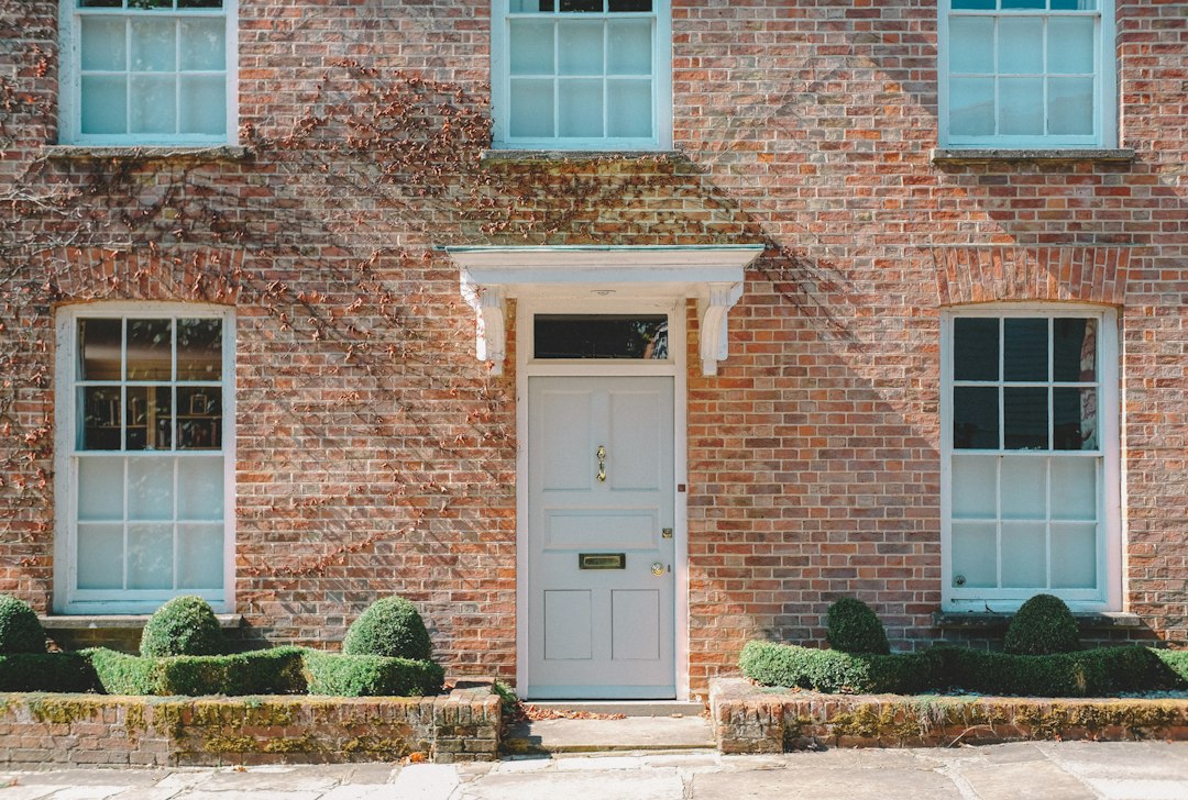 Front door exterior of a house