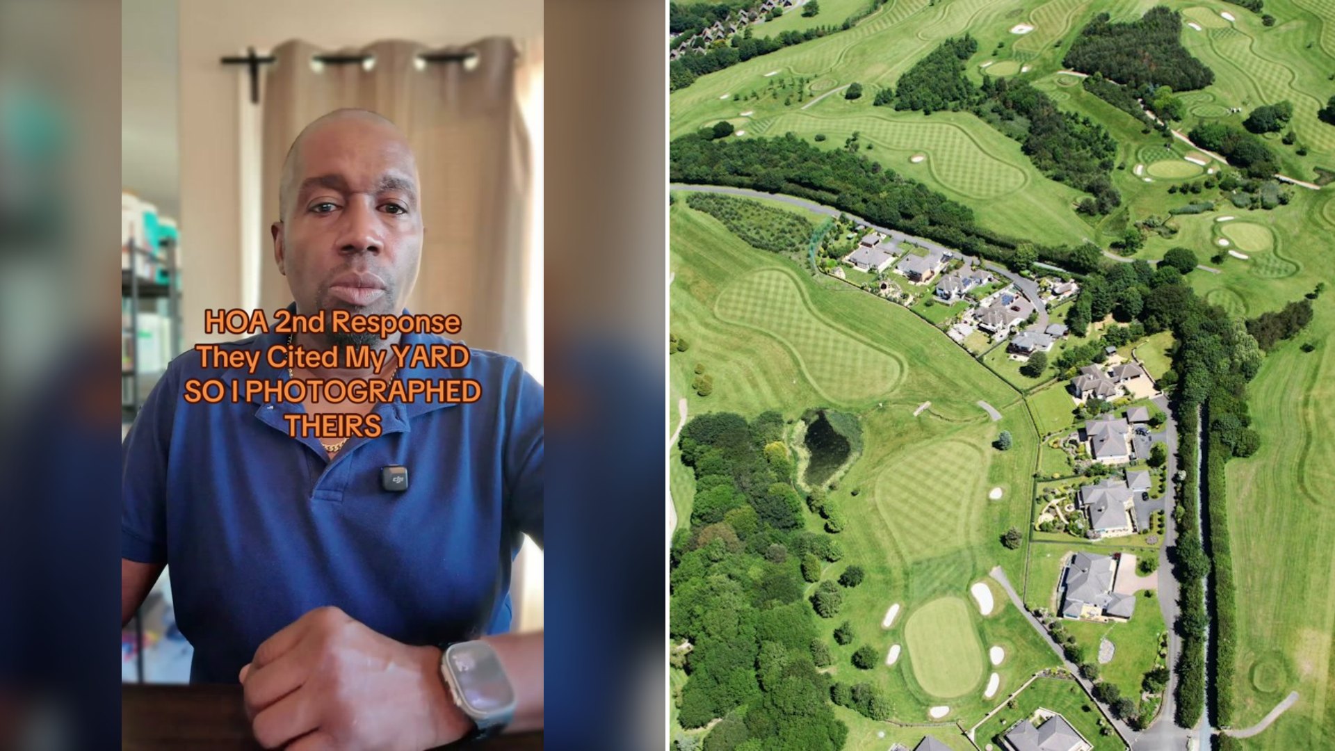 Homeowner Cited for Weeds He Cannot Find Photographed the HOA's Own Patchy Golf Course and Rotting Grass Piles and Mailed the Pictures Back
