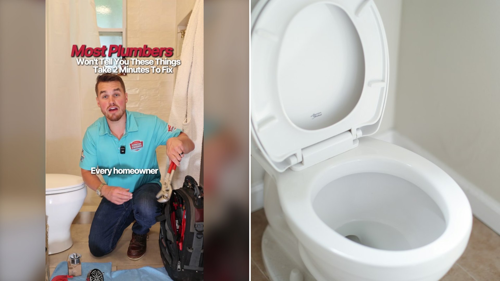 Knoxville Plumber Shows Three Fixes Homeowners Can Do Themselves Including Swapping a Toilet Flapper With a $10 Kit