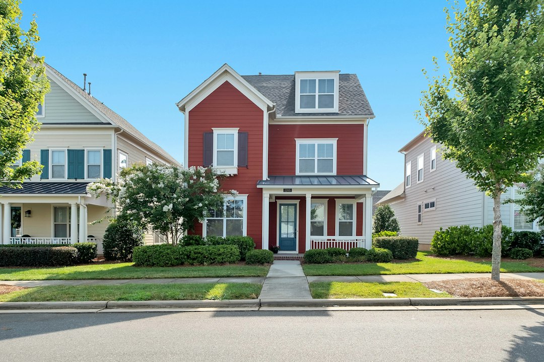 Beautiful house exterior for a real estate listing